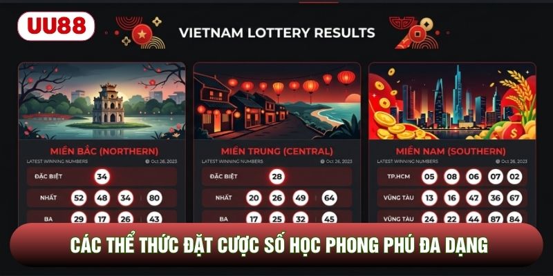 Các thể thức đặt cược số học phong phú đa dạng Các thể thức đặt cược số học phong phú đa dạng