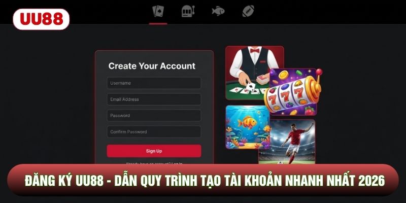 Đăng Ký UU88 - Dẫn Quy Trình Tạo Tài Khoản Nhanh Nhất 2026