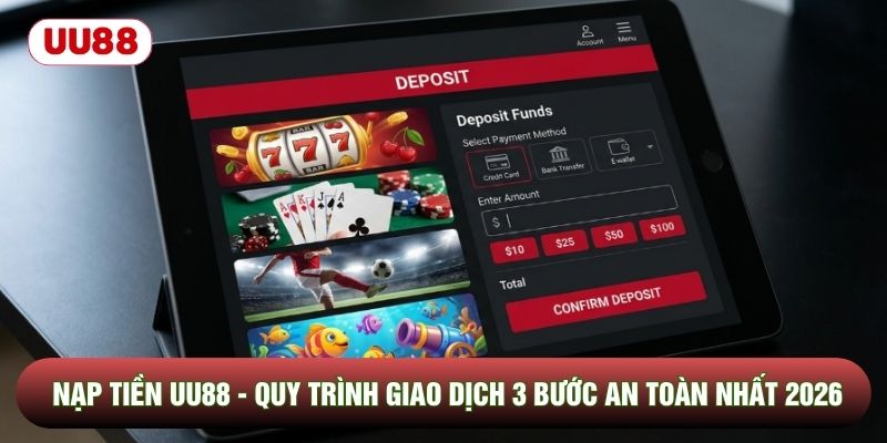 Nạp Tiền UU88 - Quy Trình Giao Dịch 3 Bước An Toàn Nhất 2026