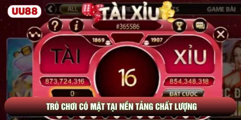 Trò chơi có mặt tại nền tảng chất lượng Trò chơi có mặt tại nền tảng chất lượng